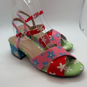 Gianni Bini Floral Girls Sandals with Heals